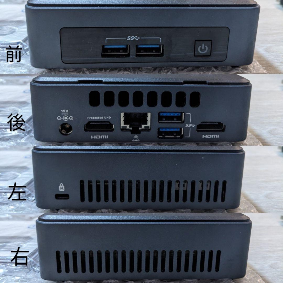 Intel NUC ミニPC Core i7-8650U/32GB/1TB