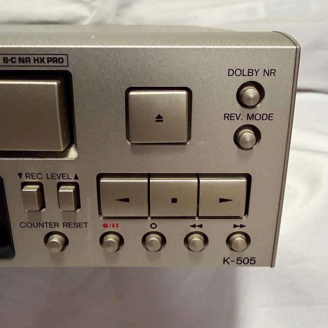 カセットテープデッキ オンキョーONKYO K-505