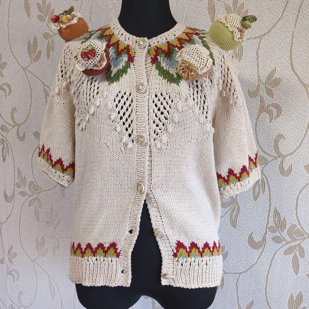 さえら風、カネコ、イサオ、セーター半袖、