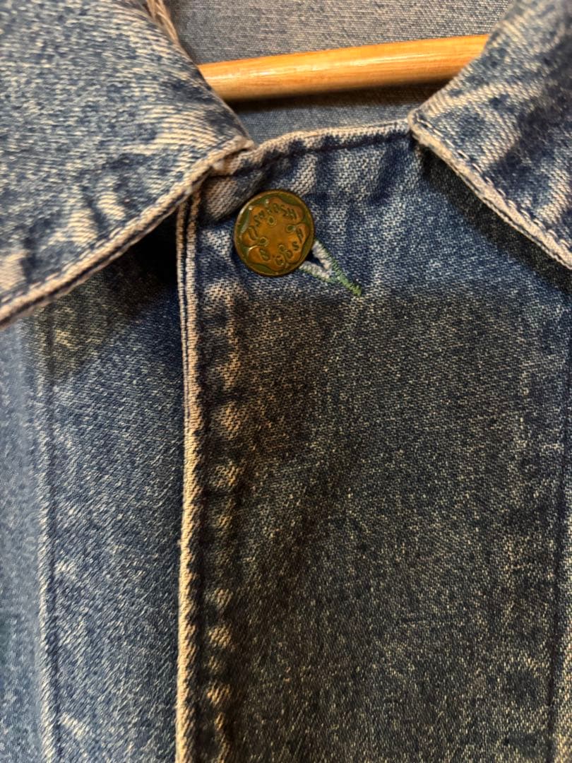 80S USA製 OSH KOSH デニム カバーオール オシュコシュ 40