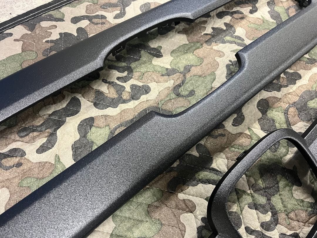 N-VANフロントグリル リア　ガーニッシュ　ミラーカバー　ラプターライナー塗装