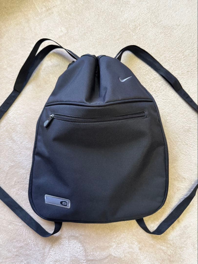 NIKE ナップサック 白タグ　90s y2k archive 2way 刺繍