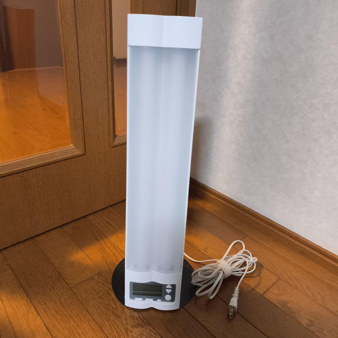 ソーラートーン　ブライトアップクロック　ホワイト　光目覚まし時計