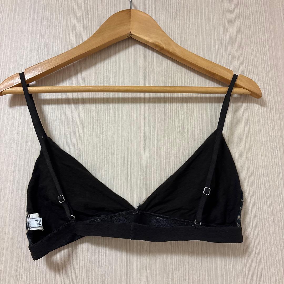 ベースレンジ　ヒョウ柄三角ブラキャミソール M