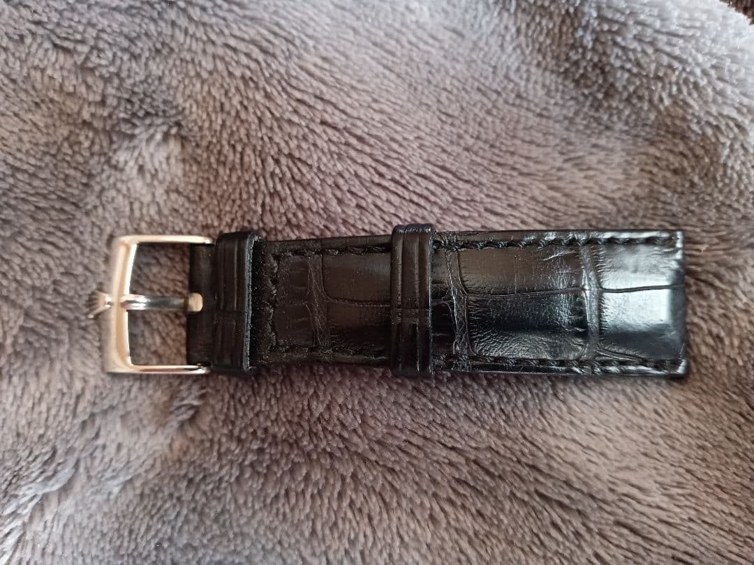 ROLEX 純正レザーベルト片側 純正尾錠付き 16㎜巾 未使用 Uniさん専用