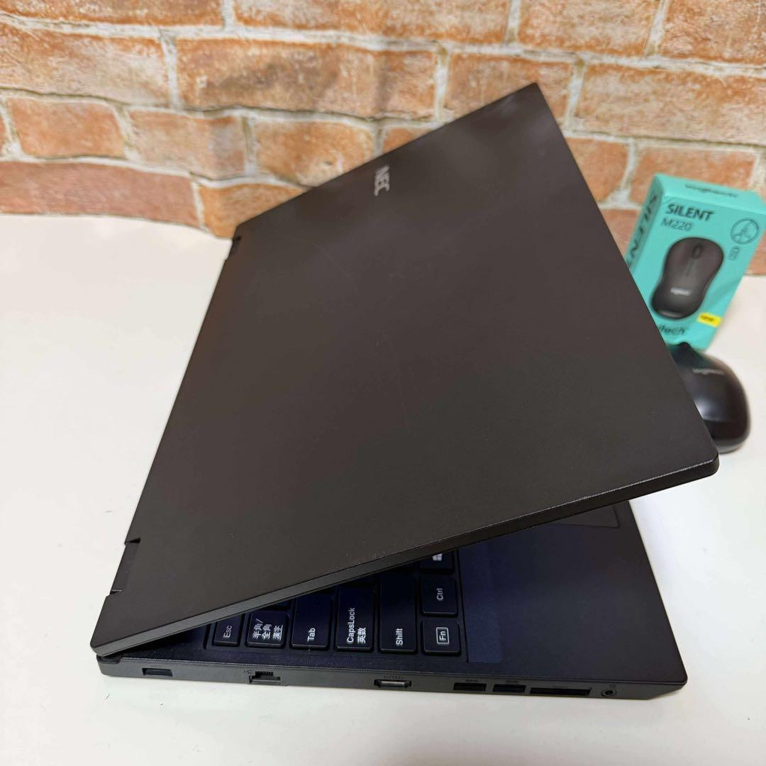 美品NEC ノートPC WebカメラSSD メモリ8GB Win11 オフィス付