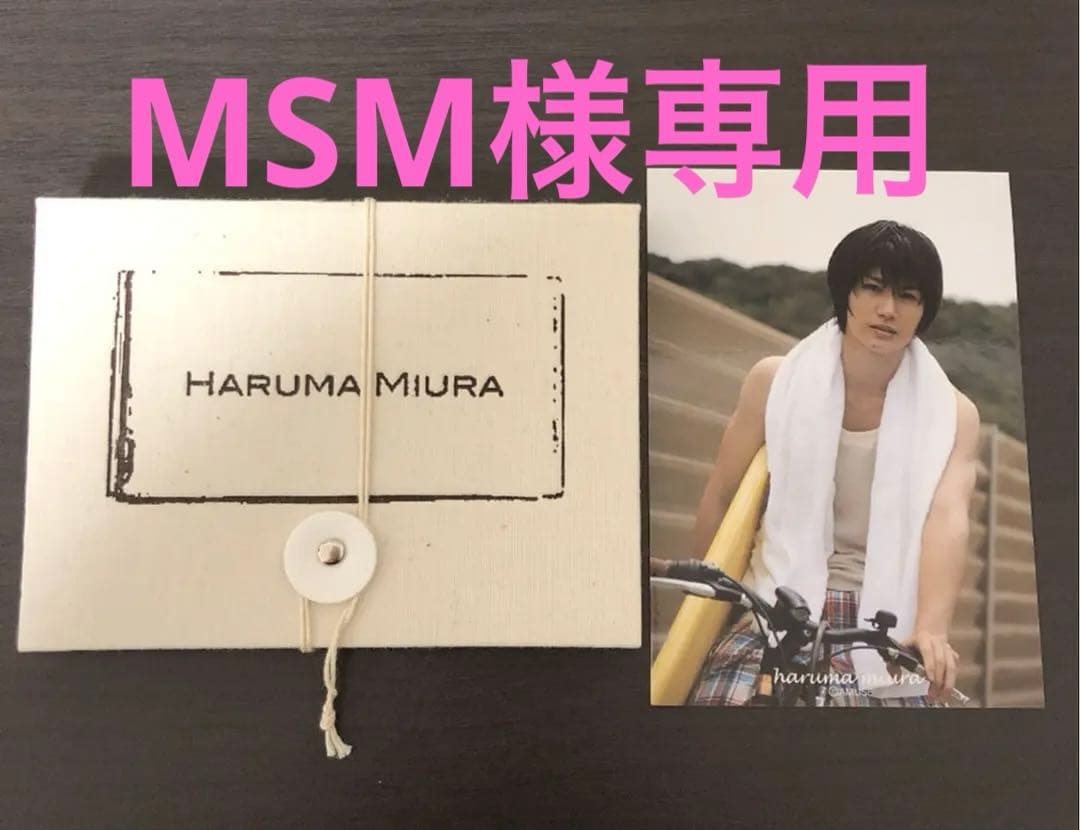 【MSM】三浦春馬　フォトケース　写真付き