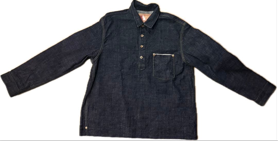 FOBファクトリー　デニム　プルオーバージャケット