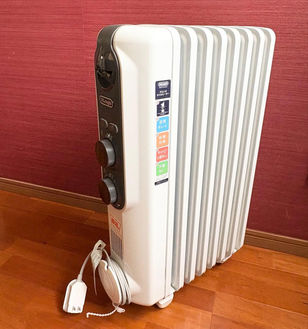 デロンギ オイルヒーター RHJ35M0812 美品 1200W 静音 省エネ