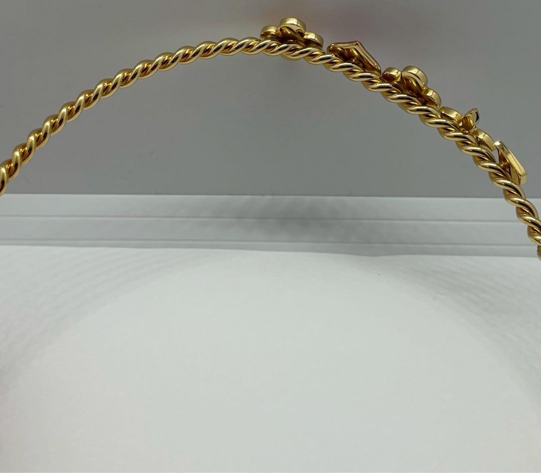 ルイヴィトン　カチューシャ　セレテット　スイートモノグラム　ゴールド