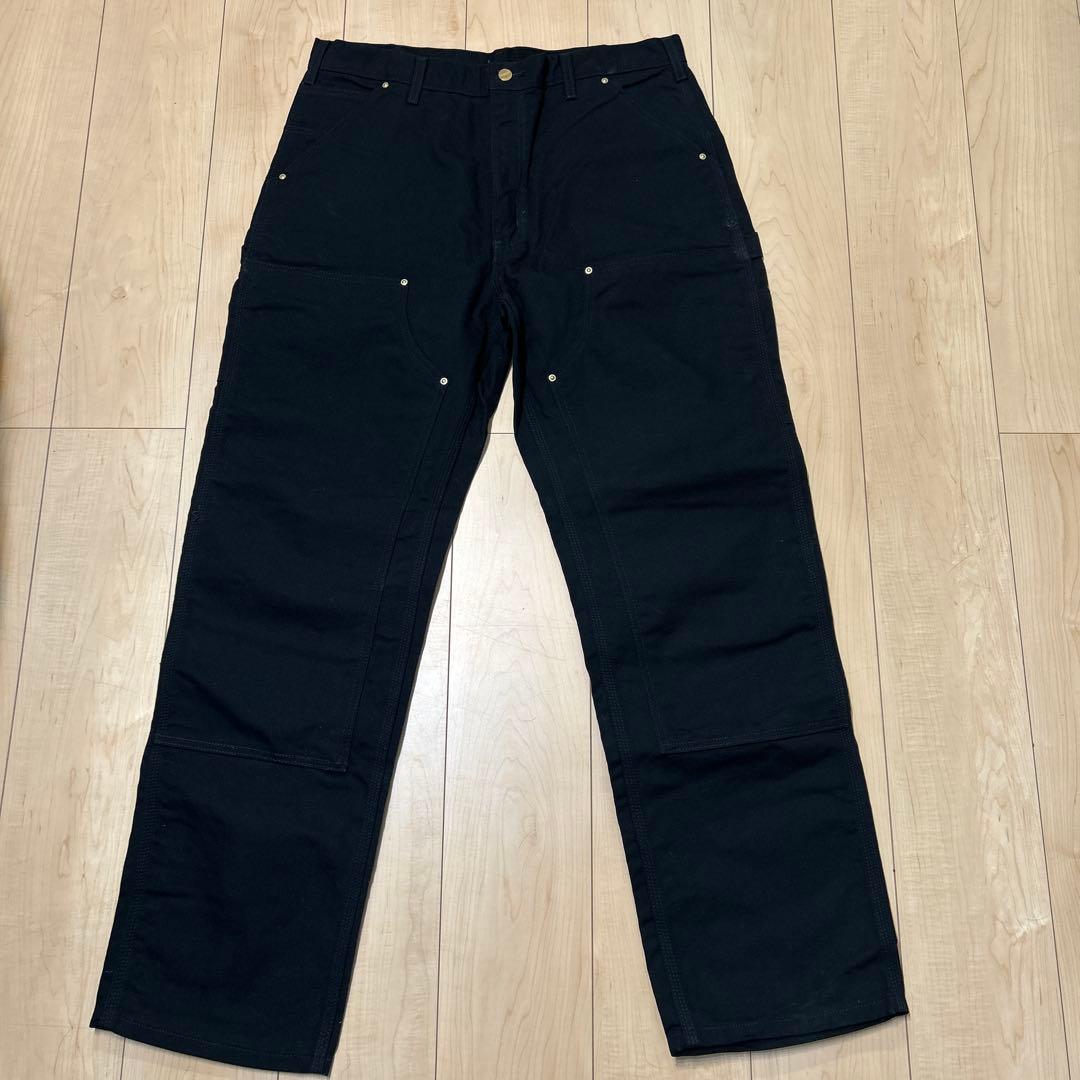 Carharttダブルニー　カーハートペインターパンツ　 ブラック　USA