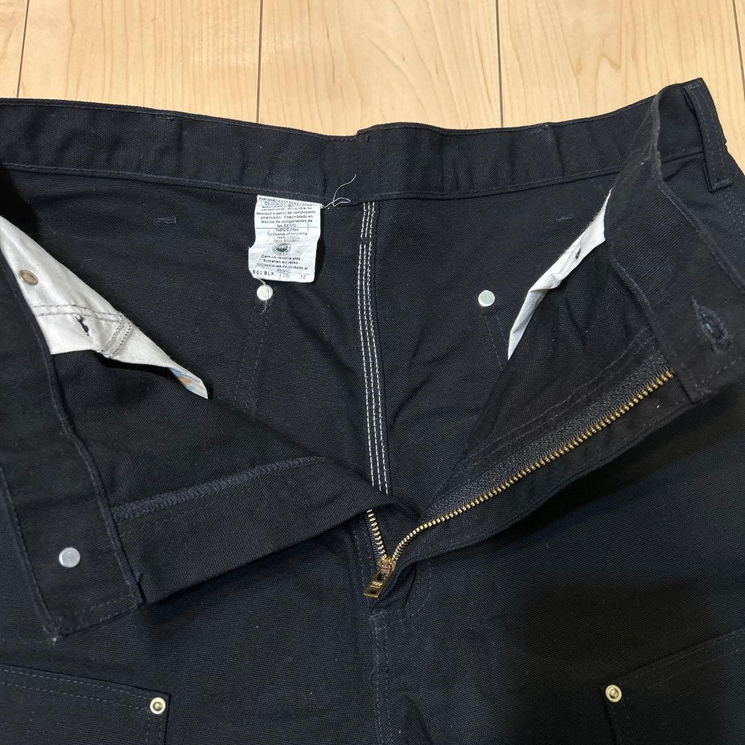 Carharttダブルニー　カーハートペインターパンツ　 ブラック　USA