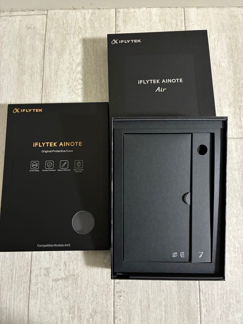 iFLYTEK AINOTE Air 本体 + Folioケース　保護シート装着