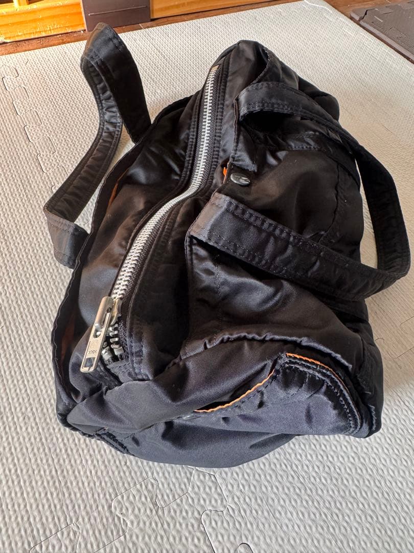 美品 PORTER ブラック ドラムバッグ
