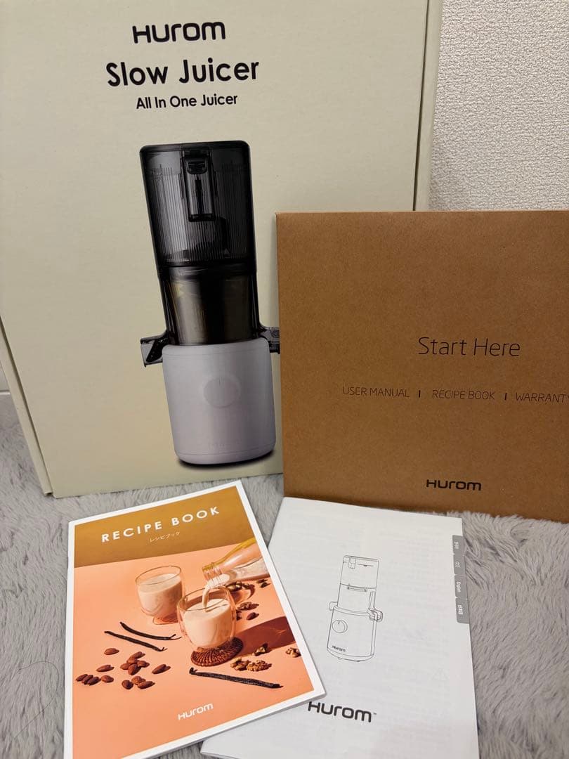 HUROM ヒューロム　スロージューサー　H310A ホワイト