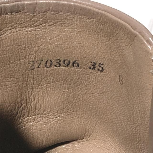 GUCCI グッチ スエード エンジニアブーツ GGロゴ ベージュ 35