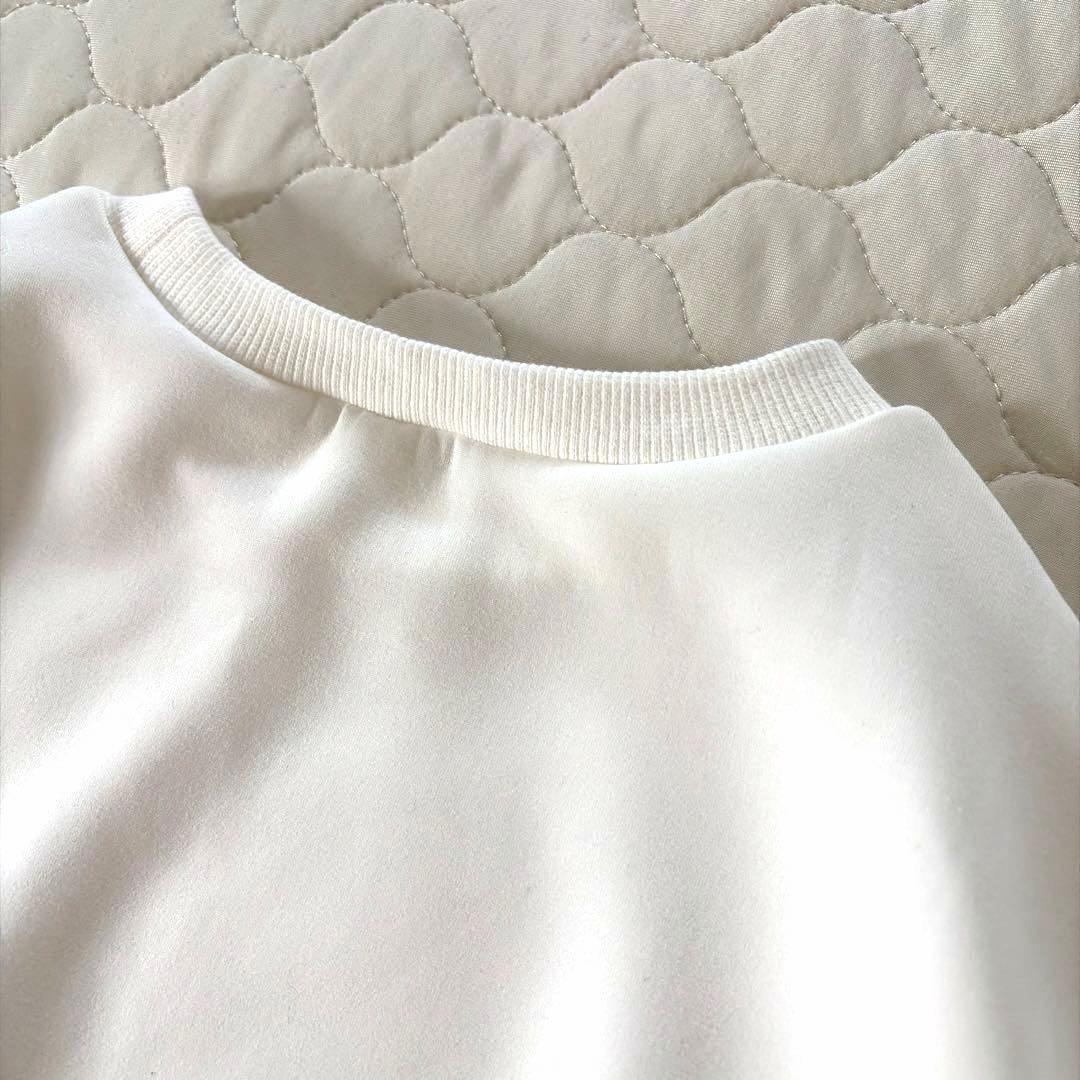 【美品】BEARDSLEY✴︎ダンボールパフトレーナー　ホワイト　FREEサイズ