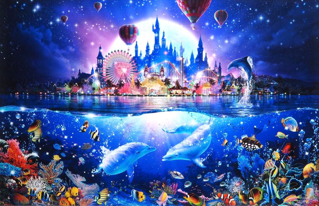 い*ん様 真作■クリスチャンラッセン 最高傑作 版画 ドリームタイム L■絵画