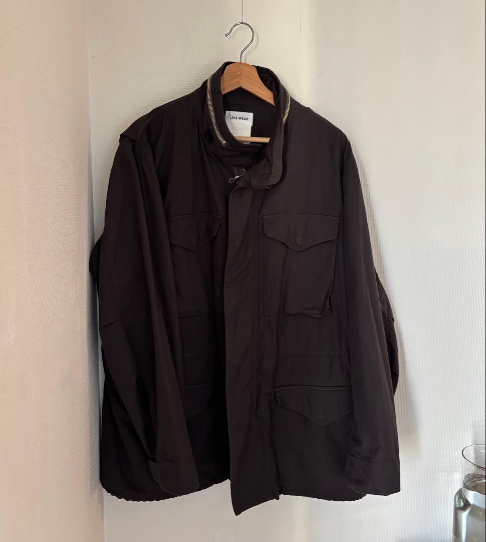 着用1回 2024 YAECA LIKE WEAR M65ジャケット チャコール
