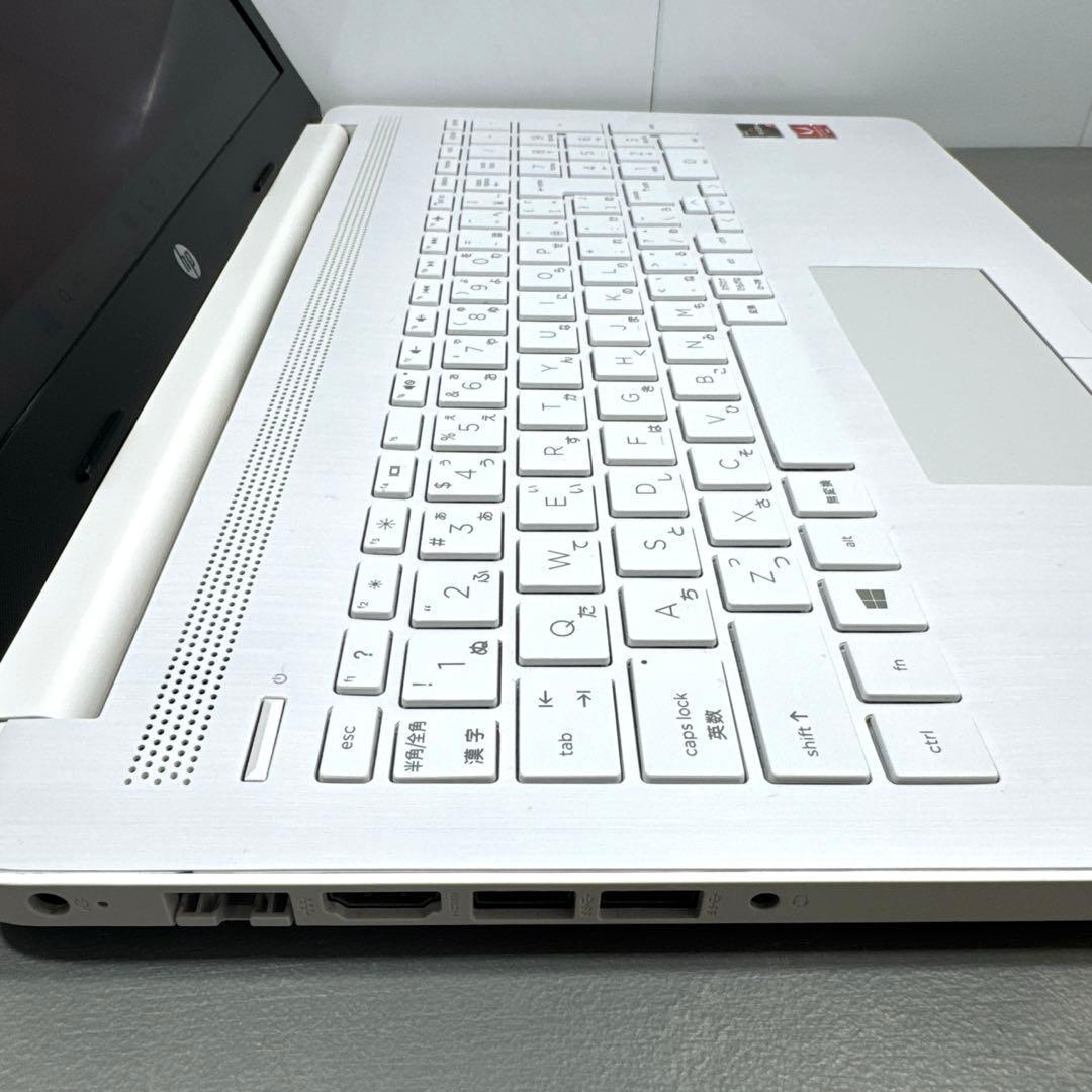 【高性能】HPピュアホワイト☘Ryzen5☘NVMe256GB+1TB