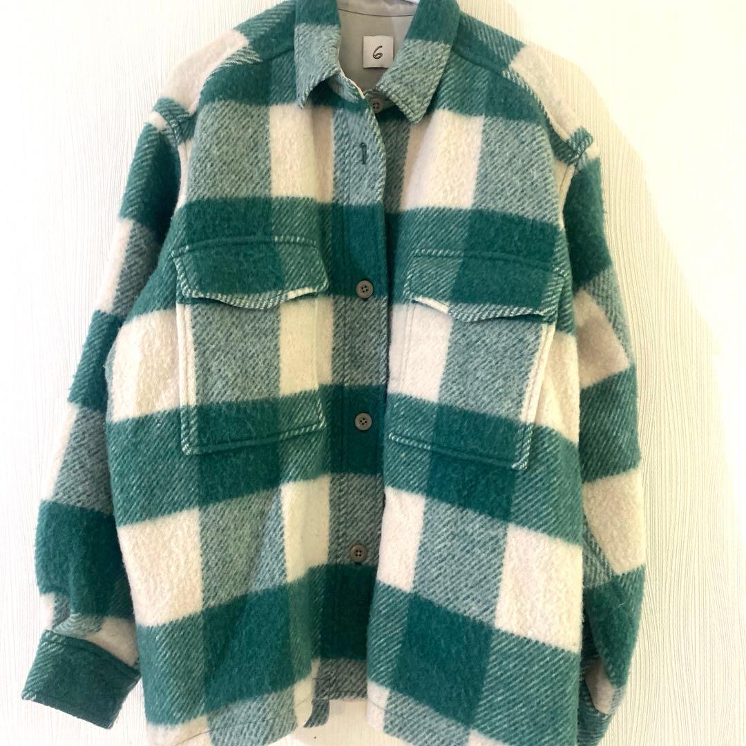 M*。様 6（ROKU） チェックCPOコート