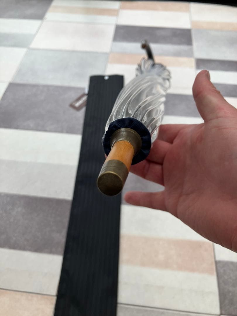 ホワイトローズ 日本製 長傘 透明