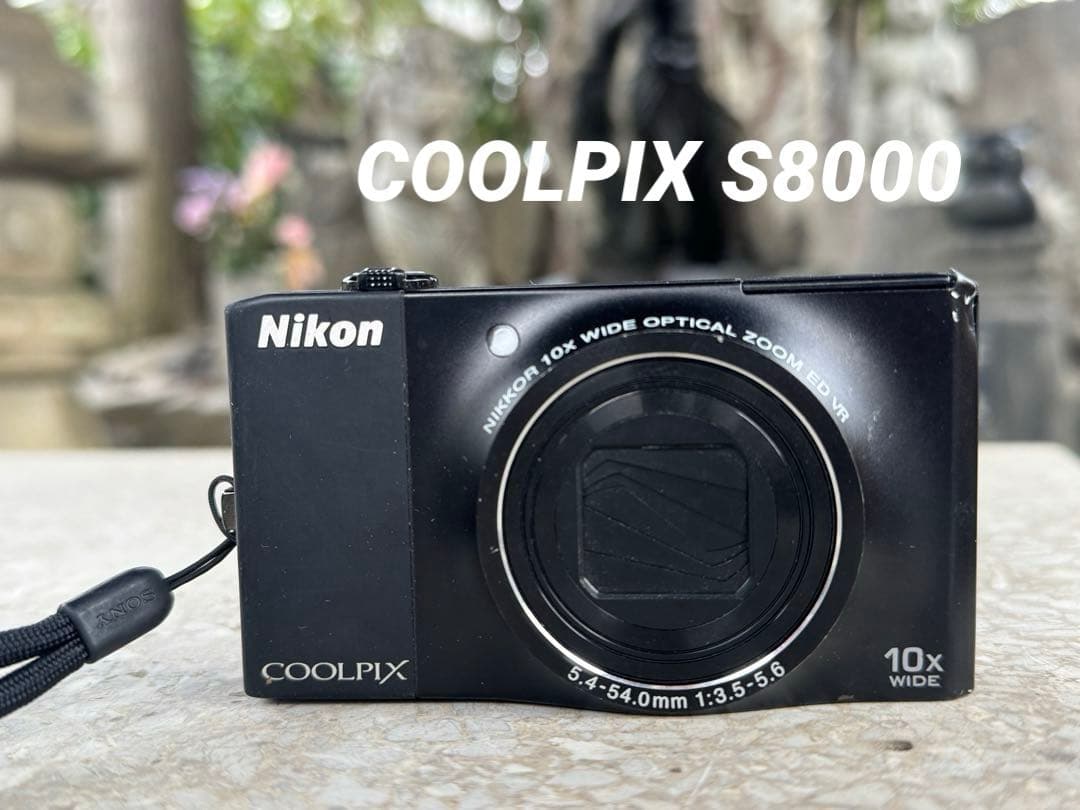 実写美⭕️訳あり【動作確認済】Nikon COOLPIX S8000 ブラック