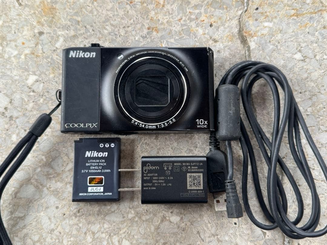 実写美⭕️訳あり【動作確認済】Nikon COOLPIX S8000 ブラック