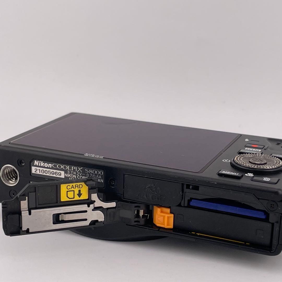 実写美⭕️訳あり【動作確認済】Nikon COOLPIX S8000 ブラック