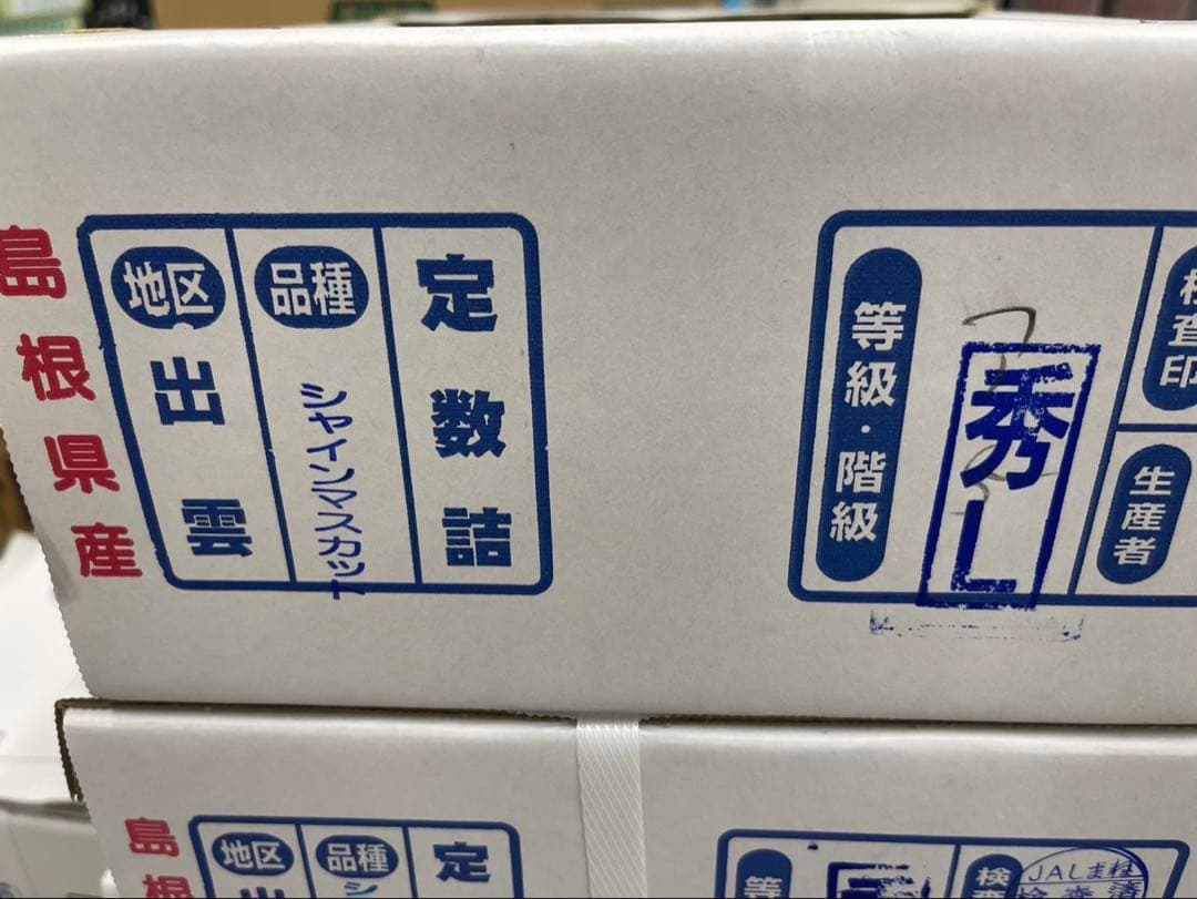 340【島根県産】シャインマスカット約2キロ(3〜5房)