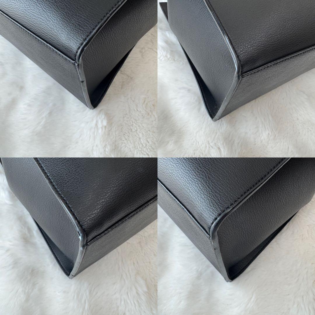 【美品】CHARLES & KEITH✨ブラック ビジネス バッグ トート A4