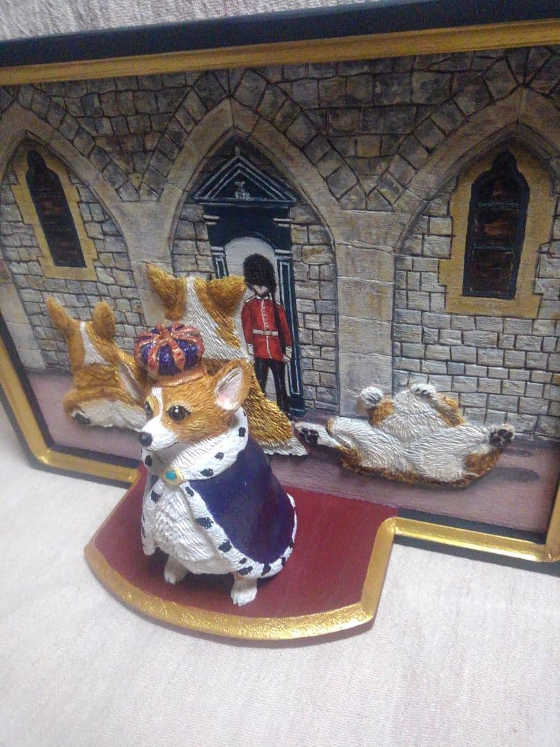 ロイヤルコーギーの壁掛け（制作中）