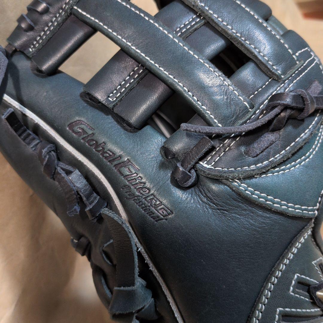 ミズノ:少年軟式グラブ:左投げ用:外野手:桑原将志モデル:サイズL:色グリーン系