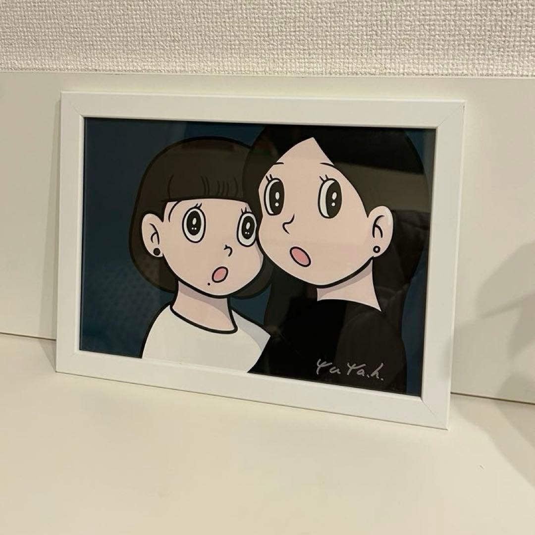 ハシヅメユウヤ サイン入り　額装ポスター　希少