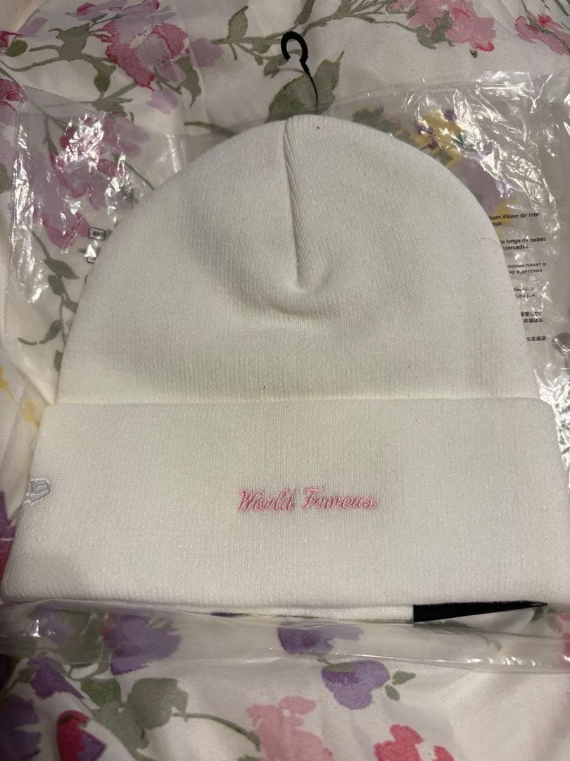 Supreme Box Logo Beanie ホワイト　ビーニー