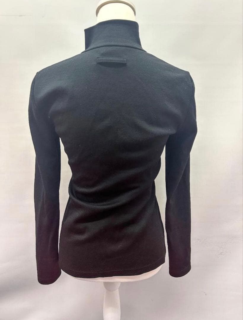 JeanPaulGaultier ブラック ハイネック ジッパー付き トップス