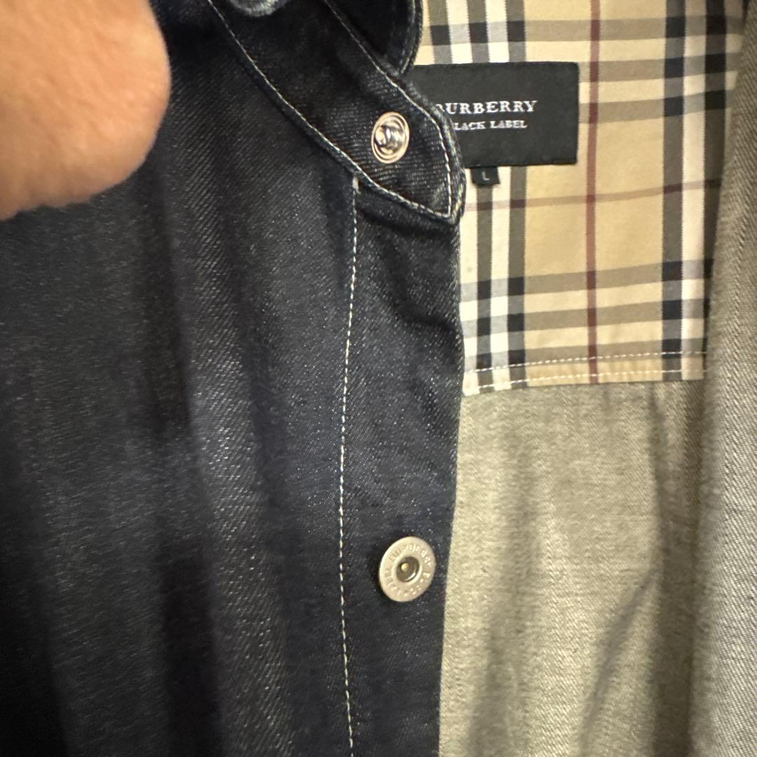 バーバリーブラックレーベル デニムジャケット