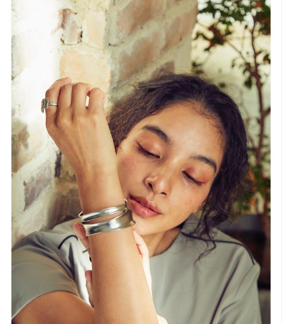 owauno オアーノダブルラインバングルシルバー