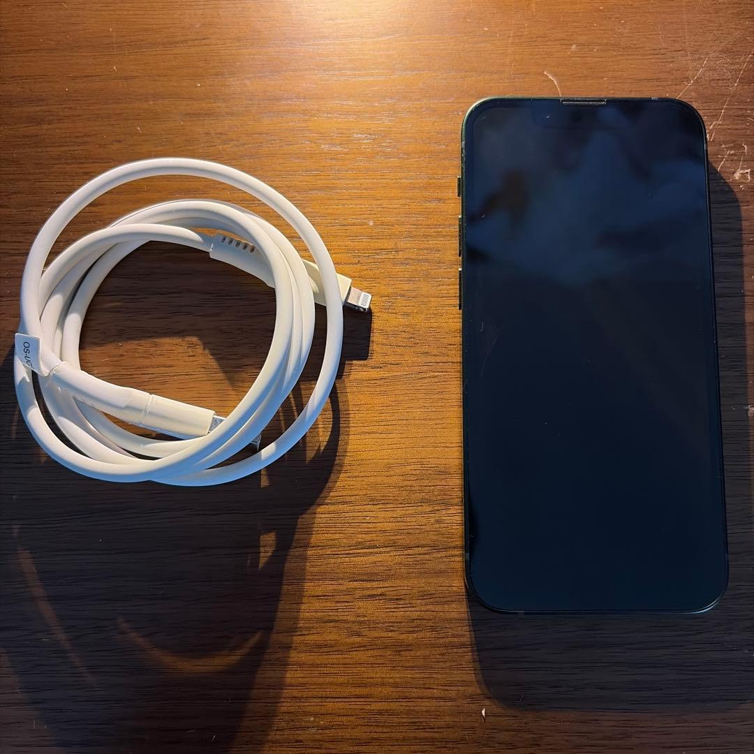 Apple iPhone 13 miniグリーン 充電ケーブル付き