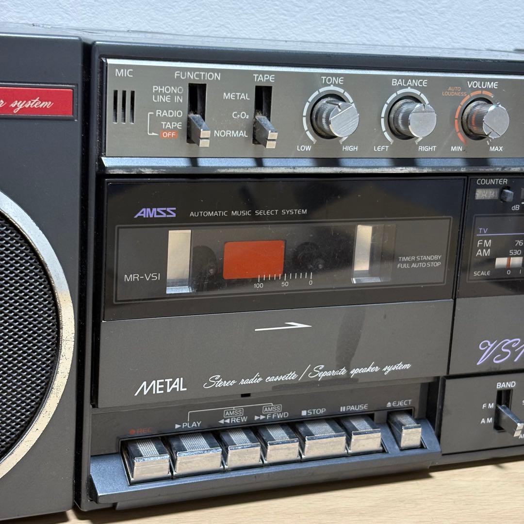 SANYO MR-VS1 ラジカセ 昭和レトロ 当時物 現状品