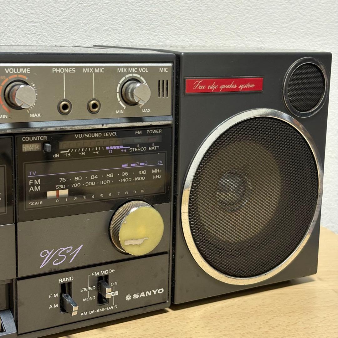 SANYO MR-VS1 ラジカセ 昭和レトロ 当時物 現状品