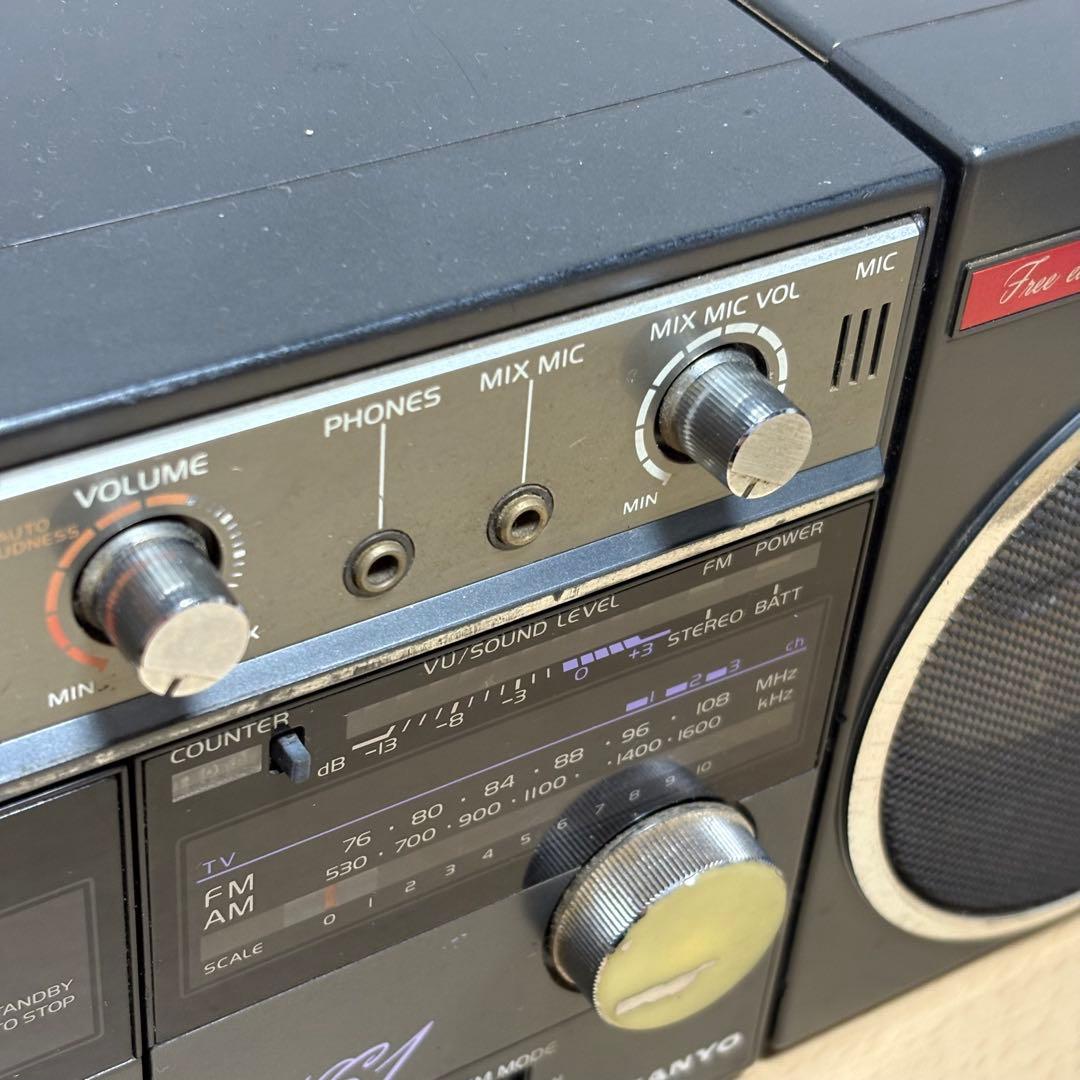 SANYO MR-VS1 ラジカセ 昭和レトロ 当時物 現状品