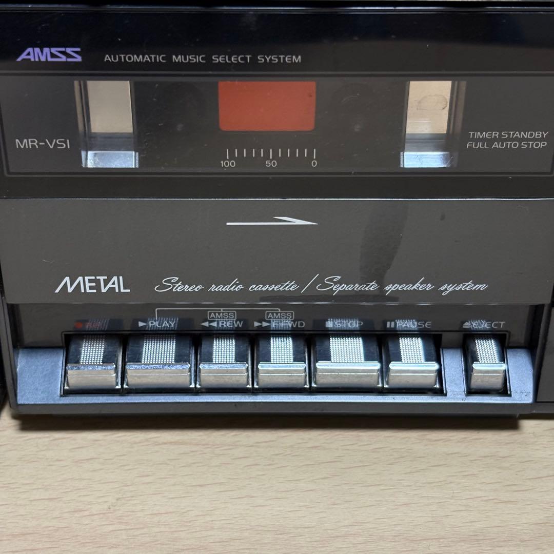 SANYO MR-VS1 ラジカセ 昭和レトロ 当時物 現状品