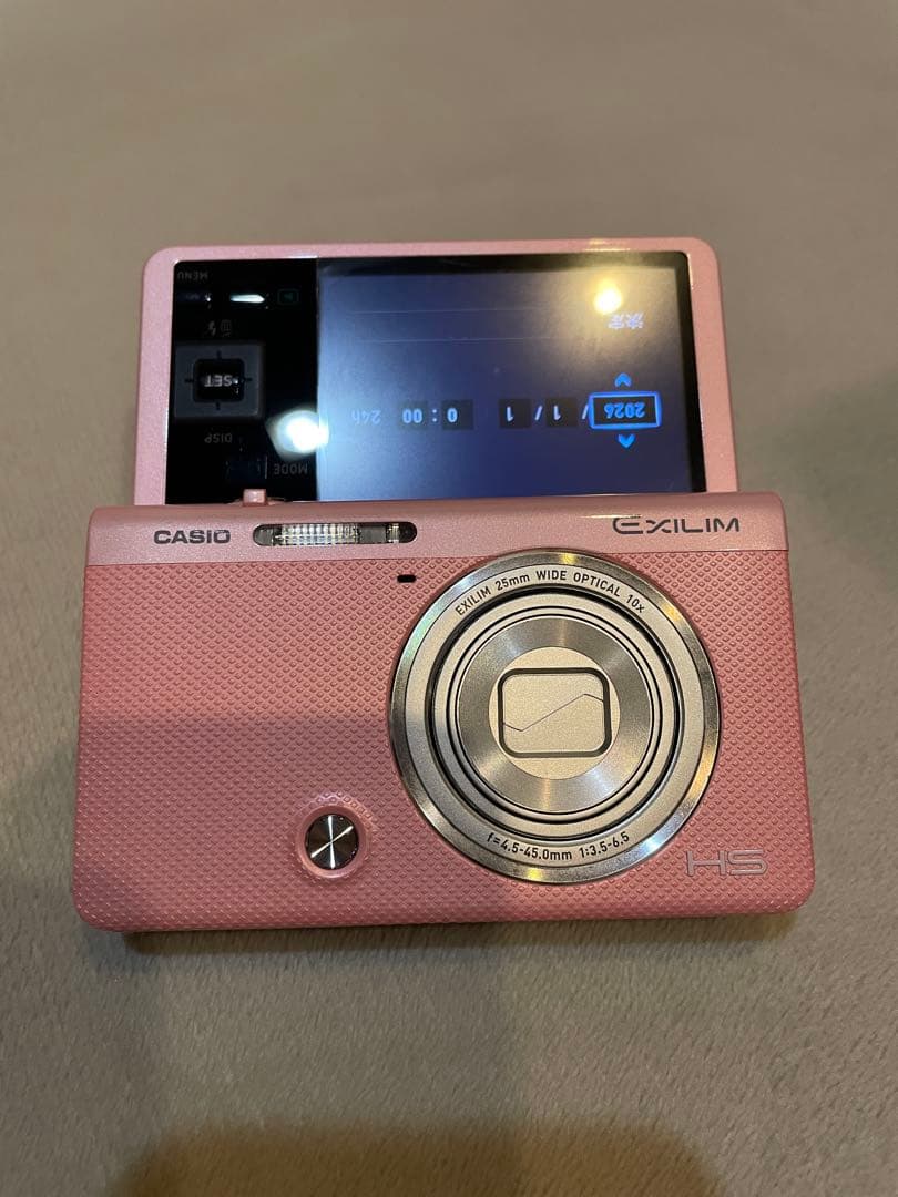 【美品】CASIO デジタルカメラ EXILIM EX-ZR70 ピンク 自撮
