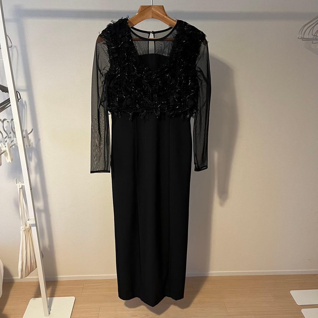 niana フリンジグリッターベストセットドレス