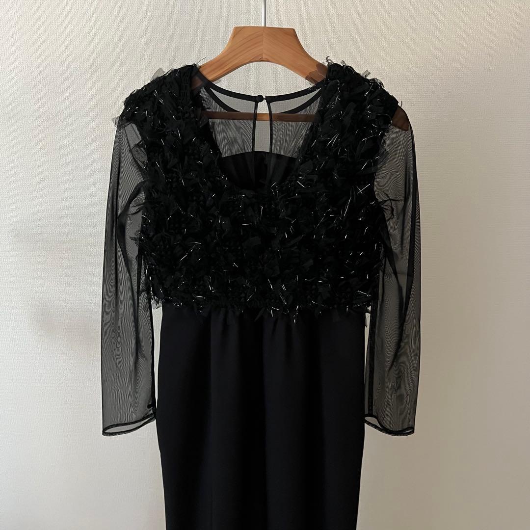 niana フリンジグリッターベストセットドレス