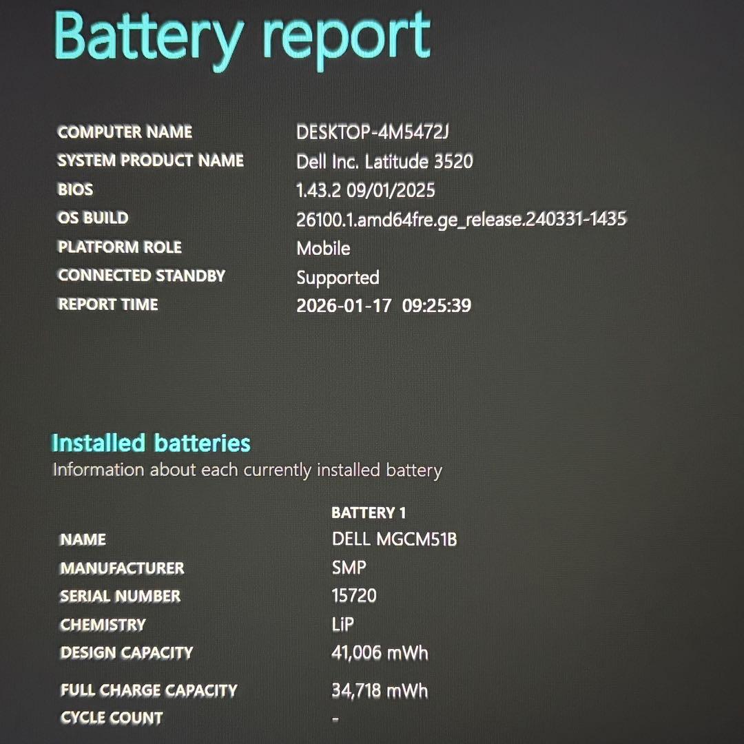 準美 DELL 3520 11世代 Core i5 16GB 256GB FHD