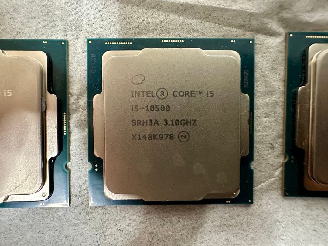 Intel Core i5 CPU 10500 2枚 10400 1枚セット