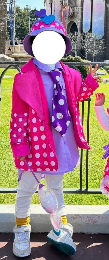 パルパルーザミニーのファンダーランド/ドナルド120ジャケ＋シャツ＋タイ＋帽子！