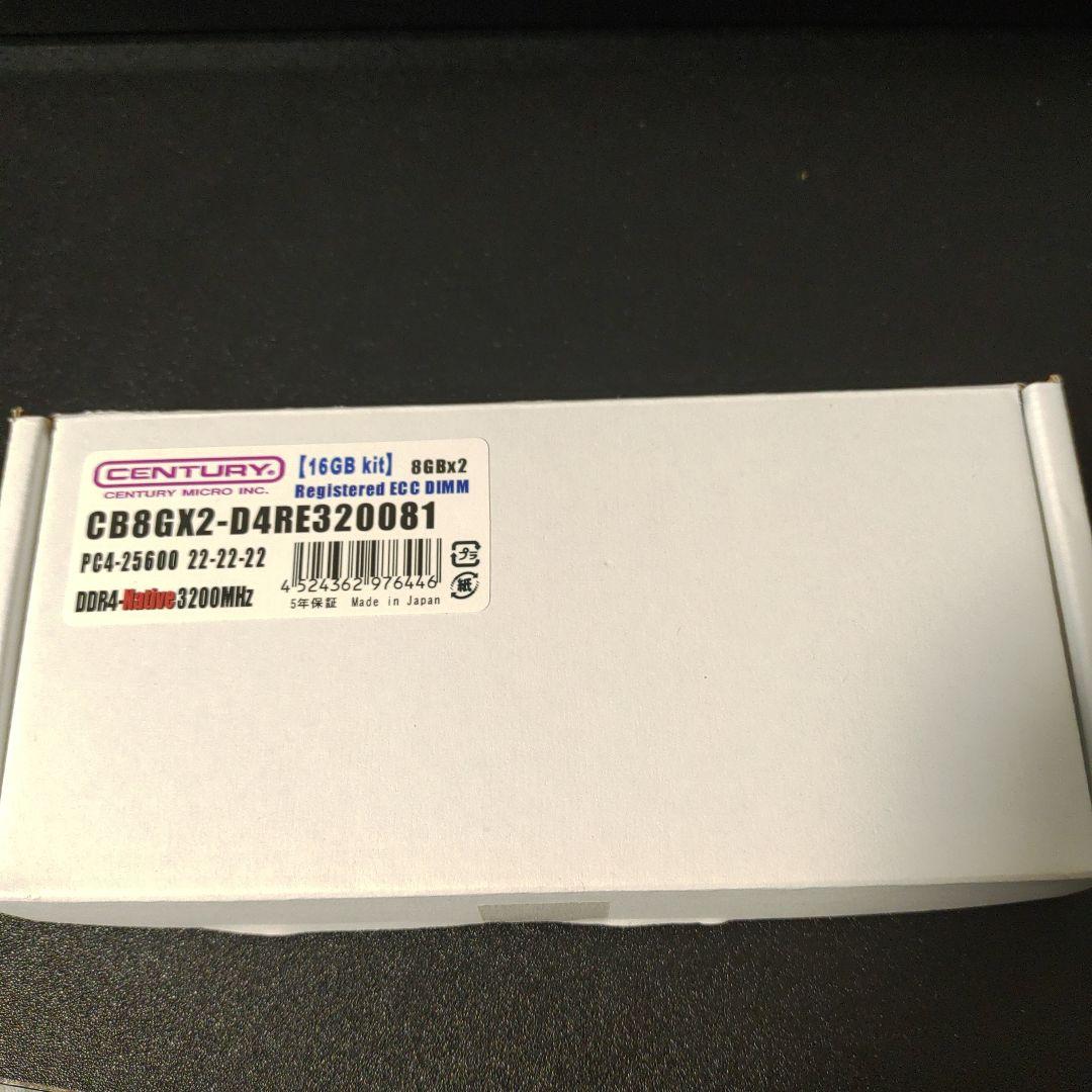 パソコン用メモリCENTURY CB8GX2-D4RE320081（8GB×2